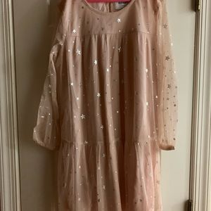 Old Navy size 10/12 Prink Dress with Silver Stars.